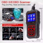 Universal OBD2 Scanner Code Reader: Red AT500 for Safe Driving & Diagnostics 6 43328 36bb9b