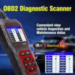 Universal OBD2 Scanner Code Reader: Red AT500 for Safe Driving & Diagnostics 9 43328 928ddc