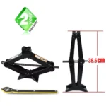 2 Ton Portable Folding Car Jack & Tire Repair Kit 6 43370 2547f2
