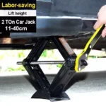 2 Ton Portable Folding Car Jack & Tire Repair Kit 8 43370 36d95e
