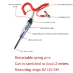 High-Quality Automotive Circuit Tester for Trucks: 6V-24V Voltage Diagnostic Probe Pen 7 43392 1bea15