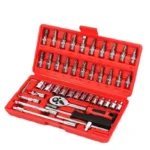 Professional 46-Piece Car Repair Hand Tool Set - Multifunction Ratchet Wrench and Tire Removal Kit 4 43413 a162de