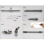 Professional 46-Piece Car Repair Hand Tool Set - Multifunction Ratchet Wrench and Tire Removal Kit 8 43413 b8302b
