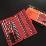 Professional 46-Piece Car Repair Hand Tool Set - Multifunction Ratchet Wrench and Tire Removal Kit 6 43413 ff1cd9