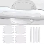Transparent Car Door Handle & Mirror Protection Strips 4 43477 4f96a1
