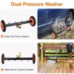 16-inch High Pressure Undercarriage Water Broom with Quick-Connect & 3 Wands 9 43589 2e3ac8