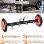 16-inch High Pressure Undercarriage Water Broom with Quick-Connect & 3 Wands 6 43589 e41eae