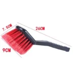 Compact Car & Motorcycle Detailing Brush with Red Bristles 6 44763 cd3ee3