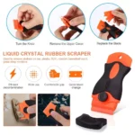 10pcs Set Multi-Purpose No-Scratch Razor Blade Scraper Tool for Labels, Paint, and Stickers 7 45526 16a1a1