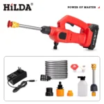 Wireless High-Pressure Car Washer 100W, 25BAR, 1500mAh with Multi-Function Adjustable Nozzle 7 45535 75f31d
