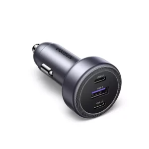 30W Dual USB-C Fast Car Charger for iPhone & USB-C Devices