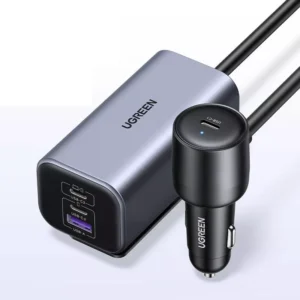 130W Multi-Port Fast Car Charger with GaN Technology