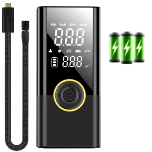 Portable Digital Tire Inflator – Fast Air Pump for Cars, Bikes & Sports Gear