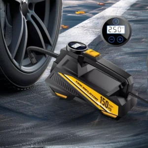 12V 150 PSI Portable Tire Inflator with Digital TPMS & LED Light