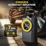 Wireless Portable Air Pump with Digital Display and LED Light 4 45810 713ecc