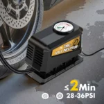 Portable 12V Tire Inflator with Mechanical Gauge 4 45820 c3b73f