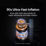 Portable Tire Inflator Pump 150PSI with Digital Pressure Display 6 45932 0c1f85
