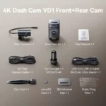 Dual 4K + 1080P Car Dash Camera with GPS, WiFi6 & Night Vision 9 45944 b20be7