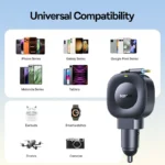 45W Dual USB-C Fast Car Charger with Retractable Cable 8 46013 36d350