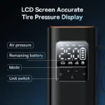 Wireless Portable Tire Inflator with Digital Display and Auto-Stop 6 46021 e34369