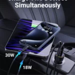 60W Dual USB-C Fast Car Charger with Smart Power Delivery 8 46086 bc369f