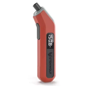Digital Tire Pressure Gauge with LED Display, 200 PSI, Presta Valve Adapter