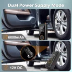 150 PSI Cordless Tire Inflator Portable Air Compressor with 6000mAh Battery 8 46123 aa9fe5