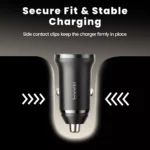 30W Dual Port Fast Car Charger USB-C & USB Mini Adapter with Smart Protection 5 46131 28a528