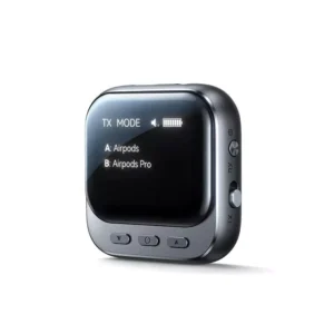2-in-1 Bluetooth 5.4 Audio Transmitter & Receiver with OLED Display and Dual Connection