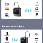 2-in-1 Bluetooth 5.4 Audio Transmitter & Receiver with OLED Display and Dual Connection 8 46177 c305f5