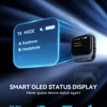 2-in-1 Bluetooth 5.4 Audio Transmitter & Receiver with OLED Display and Dual Connection 4 46177 e74db9
