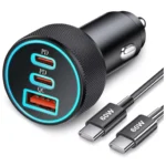 67W 3-Port USB C Car Charger Adapter - Dual USB-C & USB-A Fast Charging 3 46187-bedf84.webp