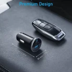 52.5W Fast Car Charger with USB-C and USB-A Ports – 30W PowerIQ 3.0, Dual Port Adapter 8 46195 259986