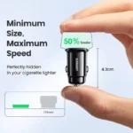 30W USB Car Charger with Dual Fast Charging QC4.0 PD Type-C & USB-A 9 46777 e6c84e