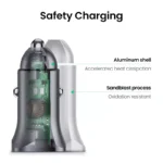 30W Dual Port Car Charger with Fast Charging USB-C & QC 4.0/3.0 8 46789 a5f5fc