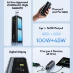 145W Fast Charging Power Bank 20800mAh with Smart Display 10 46809 0d49fd
