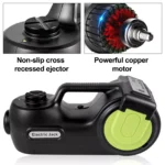 5 Ton 12V Electric Hydraulic Car Jack Kit with Impact Wrench & LED Light 7 46822 7e2f6c
