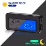 Auto Car LCD Thermometer - Digital Inside & Outside Temperature Display for 12V Vehicles 6 46859 858f94
