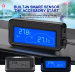 Auto Car LCD Thermometer - Digital Inside & Outside Temperature Display for 12V Vehicles 4 46859 c43b1d