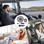 USB Car Fan for Backseat - 3-Speed Adjustable Cooling Fan 8 46874 a9db32