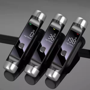 USB Rechargeable Alcohol Breathalyzer with LCD Display – High-Precision Digital Alcohol Tester