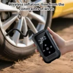 12V Electric Portable Tire Inflator with Digital Display - Cordless Air Pump 7 46896 3f3921
