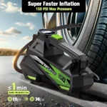 Portable Wired Car Tire Air Pump – Mini 12V Compressor for Cars & Bikes 4 46939 d456af