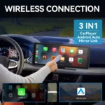 Universal Wireless CarPlay & Android Auto Portable Touchscreen for Cars 4 46940 4bb555