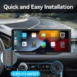 Universal Wireless CarPlay & Android Auto Portable Touchscreen for Cars 6 46940 af1b39
