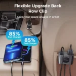78W 5-Port USB C Car Charger with PD & QC 3.0 Fast Charging 6 46980 59d838