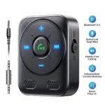 Bluetooth 5.4 Car AUX Receiver with Dual Mics & Noise Cancellation 4 47274 564b40