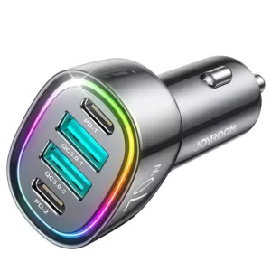 70W 4-Port Fast Car Charger with PD3.0 & QC3.0 for iPhone & Android