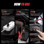 Portable 20A 12V/24V Smart Battery Charger for Car & Motorcycle 8 47293 a030b3