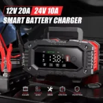 Portable 20A 12V/24V Smart Battery Charger for Car & Motorcycle 4 47293 ea83c3